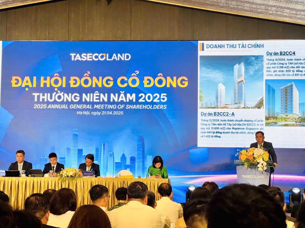 Về tôi 4 Taseco Land đại hội cổ đông thường niên năm 2025